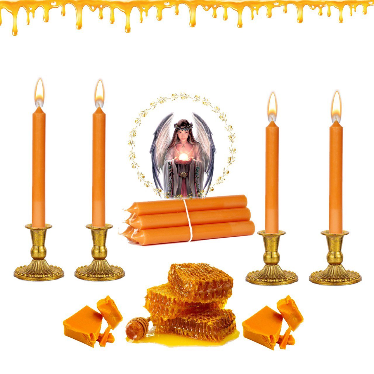 Para qué sirven las velas de miel: un símbolo asociado a la pureza