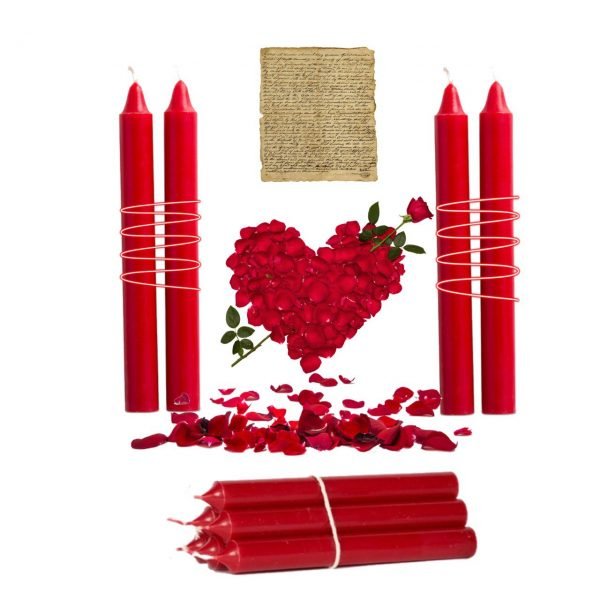 velas hombre y mujer amarre de amor