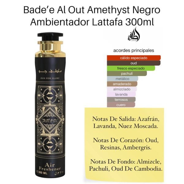 BADEE AL OUT Amethyst men lattfa lacosvi ambientador arabe miravia.es amazon.es